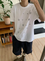 [unisex] ミュール ルーズフィット プリンティング ショート スリーブ ティー