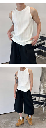 [Unisex] バミューダスウェットパンツ(2color)