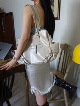 ROUVE SOFT BELT SHOULDER BAG (IVORY, BEIGE 2COLORS!)