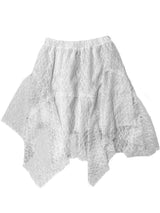 uncut lace skirt (2color)