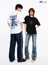 OHKI BACK VIEW T-SHIRT [WHITE]
