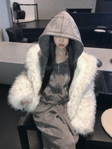 アイスバーグファーフーディーコート(2 color