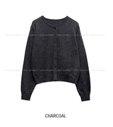 Socky Round Knit Cardigan