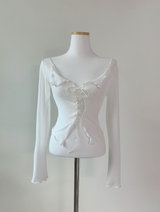 アニングコルセットトップ (white)