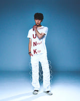 MASK PANTS (WHITE)
