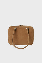 ブローチバッグ SUEDE CARAMEL