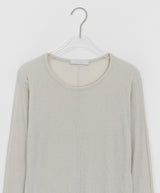 Singer Cut Round Long Sleeve Tee