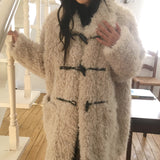 ミカル オーバーサイズ ファー ダッフルコート