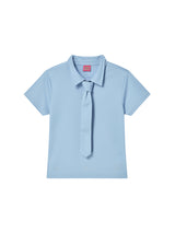  TIE PIQUE SHIRT BLUE BLUE
