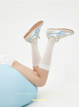 WE FLOWER Trendy New Baguette German Training Shoes, Versatile, Comfortable and Lightweight - Airy Blue