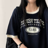 weat coloring short-sleeved T-shirt