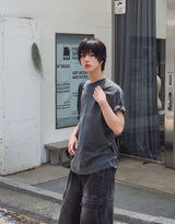 オフセット ヴィンテージ レタリング 半袖Tシャツ