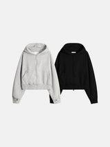 Neo Cropped Zip Hoodie