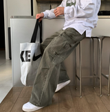 ノーメースパラシュートディープダイイングカーゴワイドパンツ