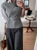 Jennie Slim Ribbed Mock Neck Knit / 4 colors