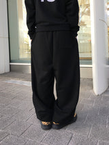 Bant Diagonal Track Wide Sweatpants 3C