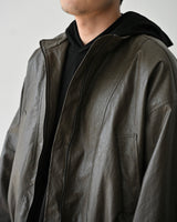 HVN CITY OVERSIZE LEATHER JACKET BB