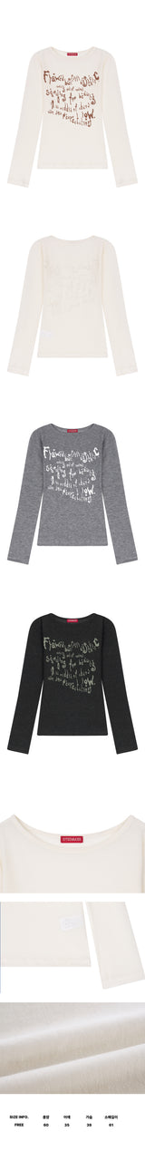 MILKY WAY SHEER LONG SLEEVE (SSGKNK-103)