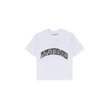 クロップドアーチロゴTシャツ (WHITE)