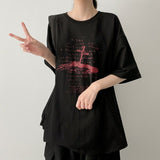 Rath Vintage Print Short Sleeve T-shirt 