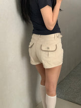 Nathan belt shorts