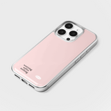 ホリデー エポキシ バンパーケース (silver / baby pink)