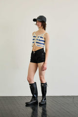 MIMI STRIPE SLEEVELESS / BLUE