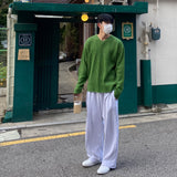 AIN RIBBED ROUND KNIT