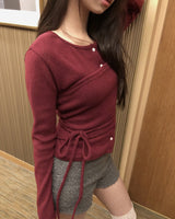 デホフリーススリムトップスカーディガン