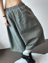 Nike Pigment Basic Belt Wide Balloon Bermuda Shorts 5color
