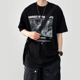 Oversized Fit Olympia Printed Short Sleeve Tee