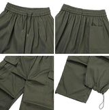 Eppen pintuck wide cargo pants