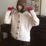 Somv Gold Pendant Angora Finger Gloves