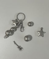 スリースタークリップキーリング