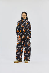 ALL OVER TIGER RABBIT WIDE TRACK PANTS