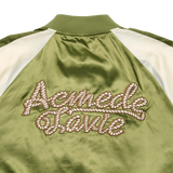 25SS ROPE EMBO COLORATION BOMBER JACKET  KHAKI