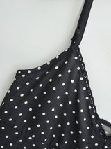 Celi Lace Trim Dot Top