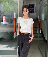 layered halter - t
