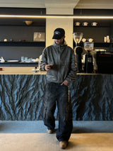 Smoky Washed Cargo Denim