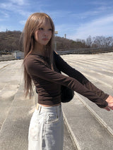 Milt Back Adjust Strap Balloon Wide Pants