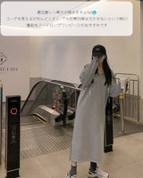 Fleece long one-piece with Hood