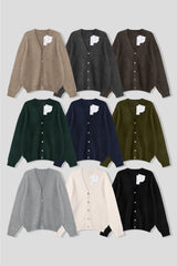 LMN Logane Y-Neck Hearty Cardigan (9 colors)
