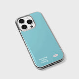 ホリデーエポキシバンパーケース (silver frame/ blue)