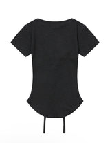 SARON EYELET LACE-UP SLIM FIT HALF T (3COLOR)