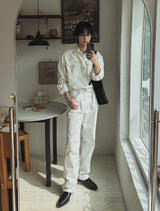 Take Belted Cotton Pants