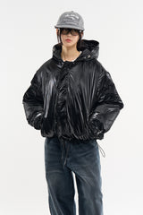 ファントムフーディドグロッシーショートパッディドジャケット