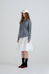 Cozit stripe knit_gray