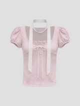 ヴェラフリルストラップTシャツ