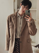 Brulee Wool Over Blazer