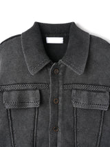 Enmic Trucker Washed Cardigan 2C